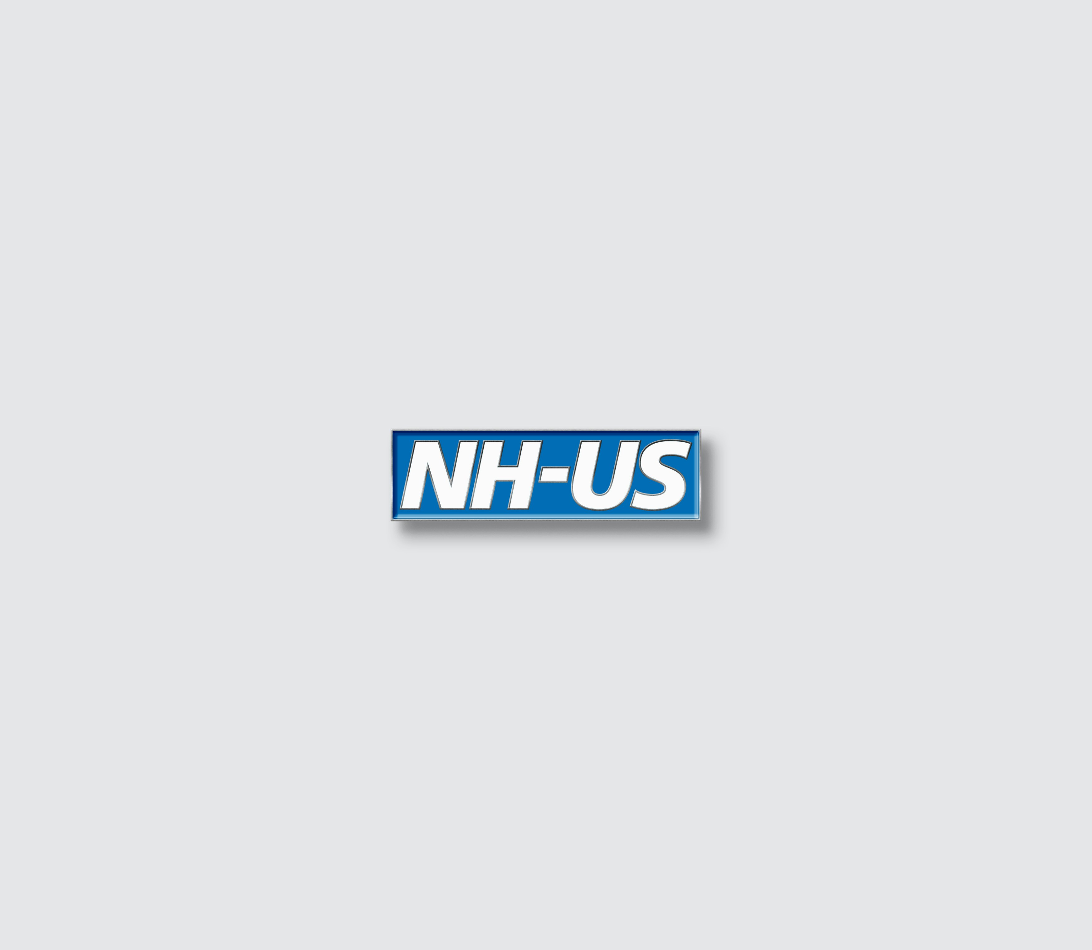 NH-US enamel pin-badge in support of the NHS #bettertogether